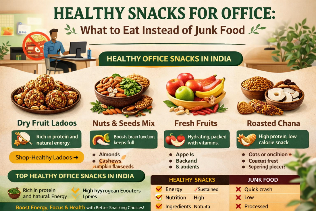 Healthy Snacks for Office: What to Eat Instead of Junk Food