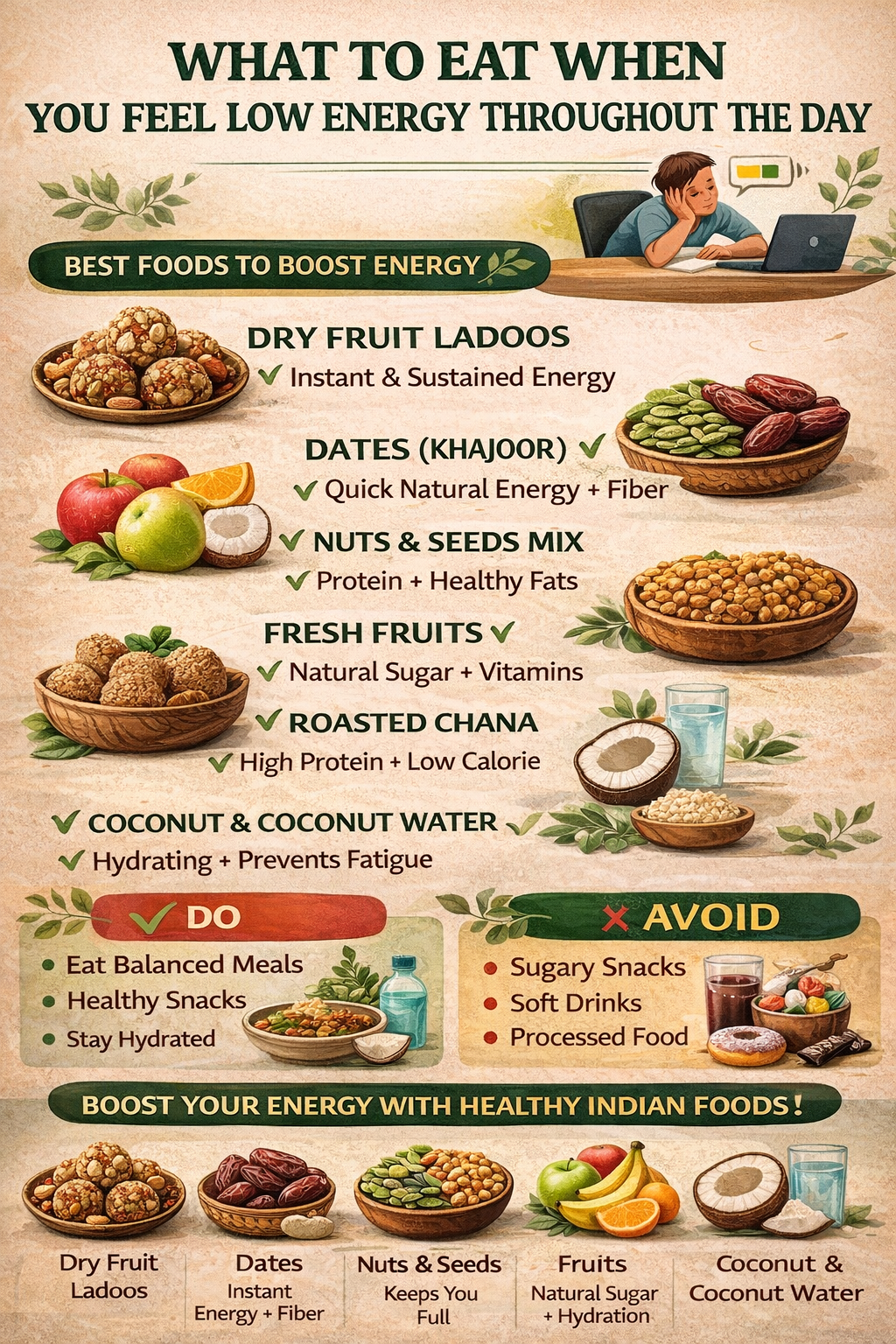 What to Eat When You Feel Low Energy Throughout the Day