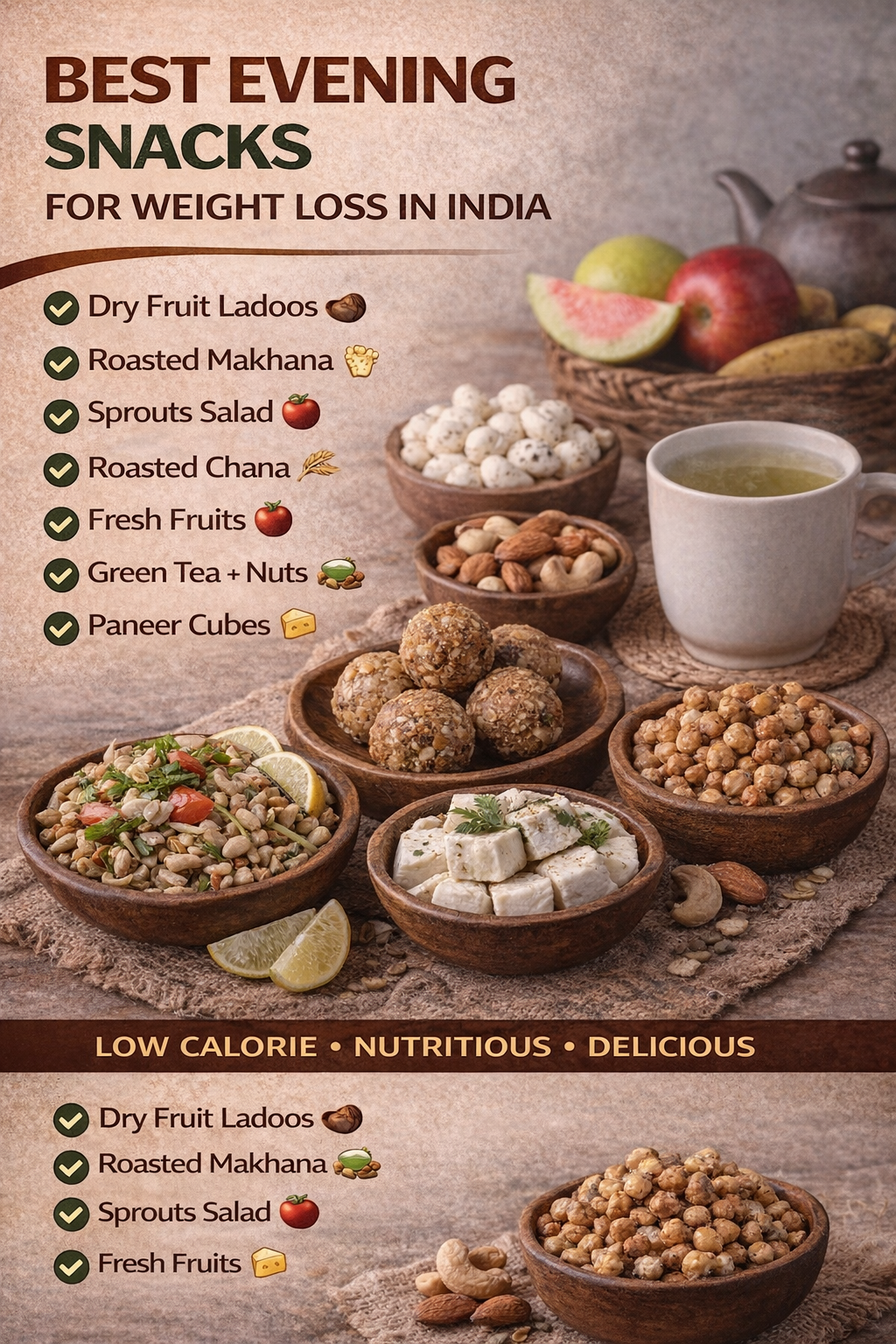 Best Evening Snacks for Weight Loss in India