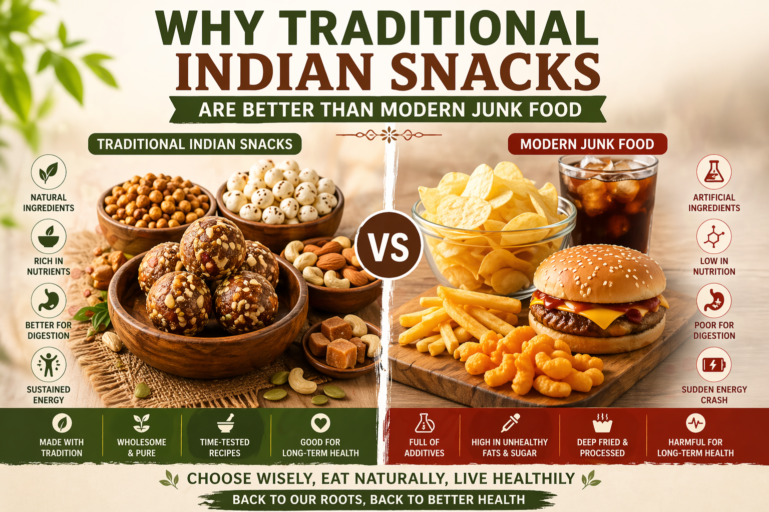 Why Traditional Indian Snacks Are Better Than Modern Junk Food