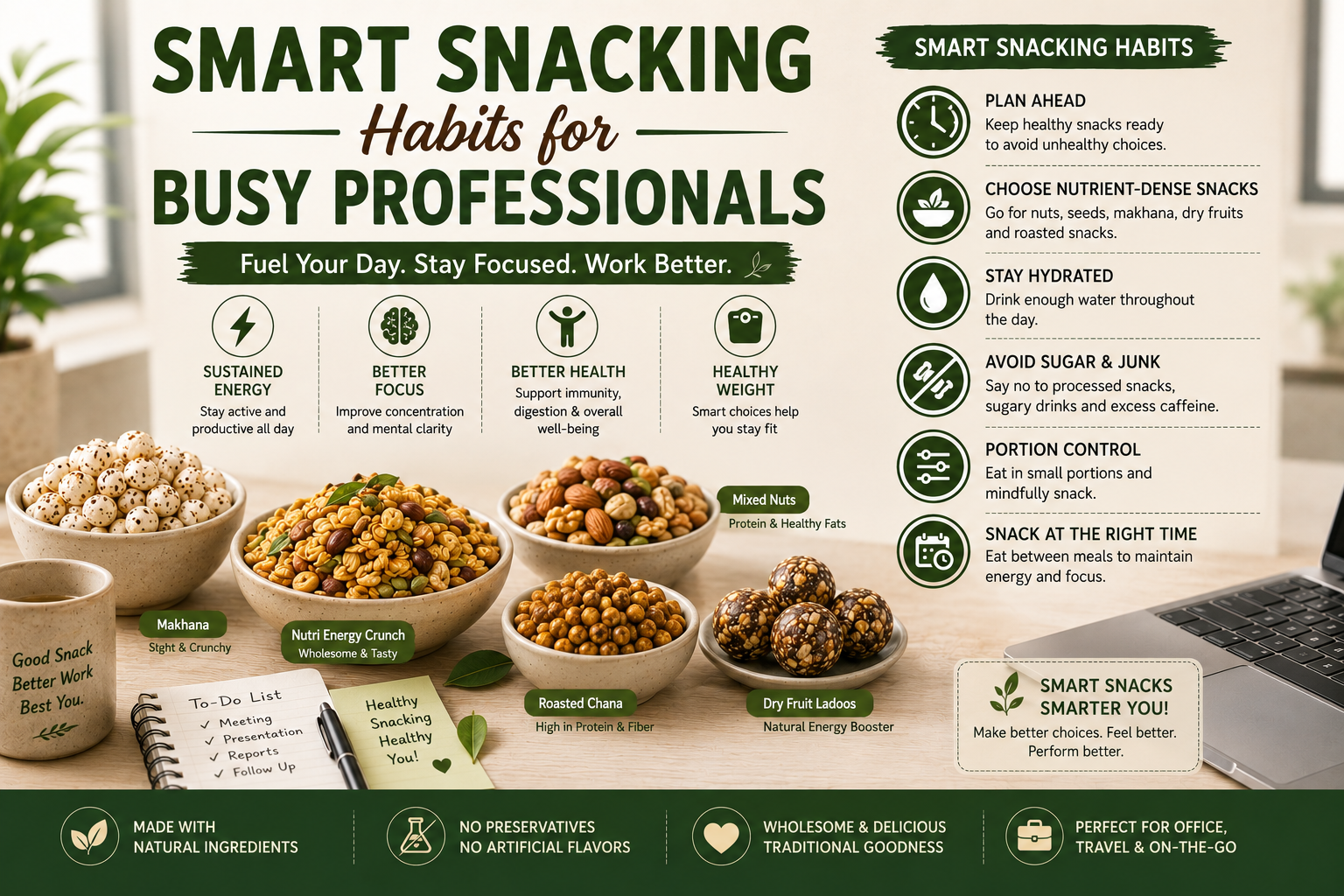 Smart Snacking Habits for Busy Professionals