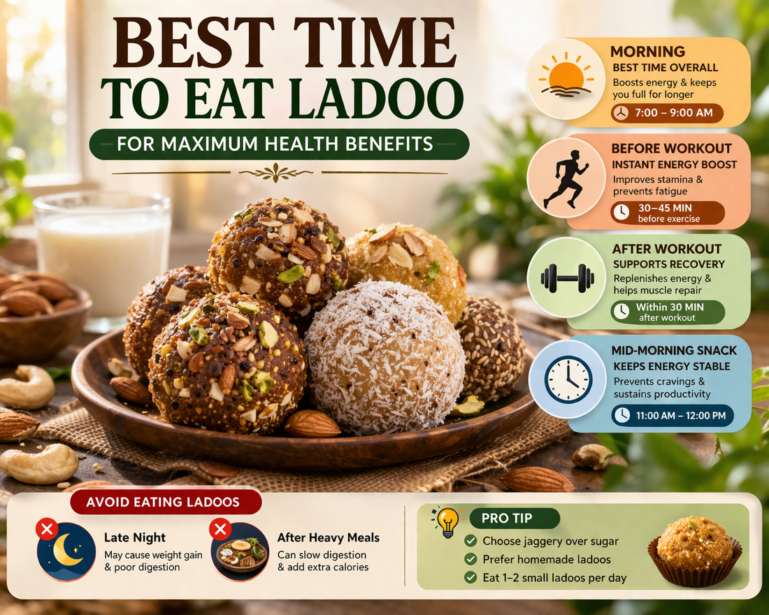 Best Time to Eat Ladoo for Maximum Health Benefits